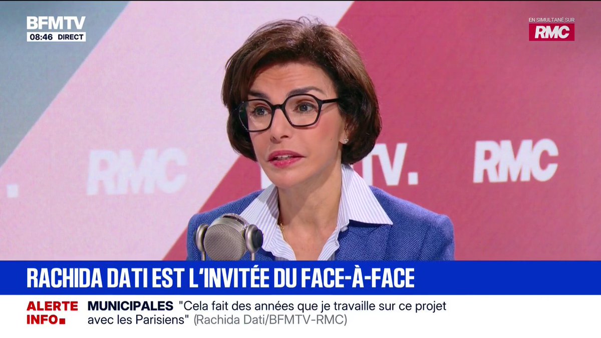 Zéro question sur ses affaires de corruption mais Apolline de Malherbe a pensé à interroger Rachida Dati sur sa présence à la cérémonie des César On ne peut pas penser à tout