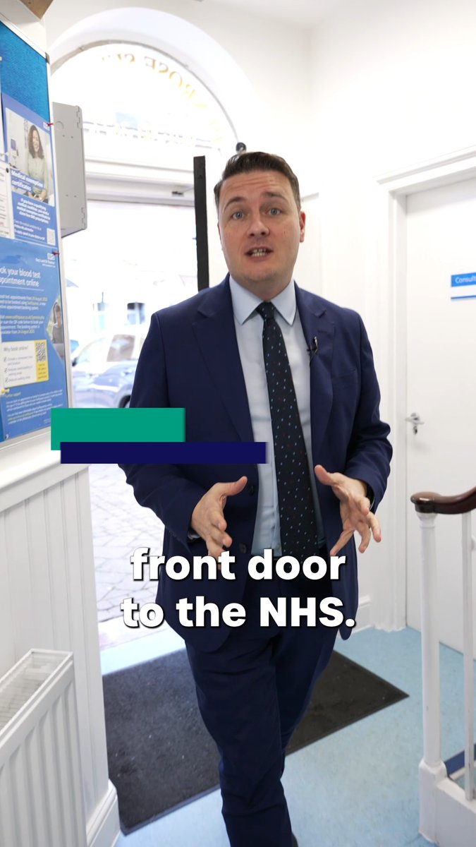 ⬆️ More GPs recruited ⬆️ Patient satisfaction improved ⬆️ Another £485 million invested 🚪 @WesStreeting on how we're fixing the front door of the NHS.