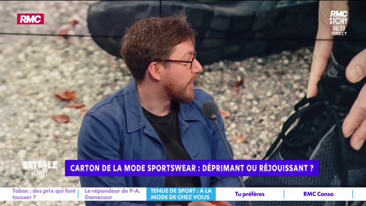 👕 Carton de la mode sportswear 🎙️ Pierre Rondeau : "Les chaussures de running, c'est fait pour courir ! Un maillot de foot, c'est fait pour jouer au foot... Tu ne vas pas aller travailler avec ! Je donne des cours en économie du sport, ne viens pas en maillot de foot !"