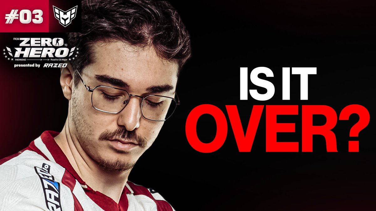 We could miss the Major... Find out what went wrong at PGL Cluj-Napoca in Episode 3 of "From ZERO to HERO" 👇