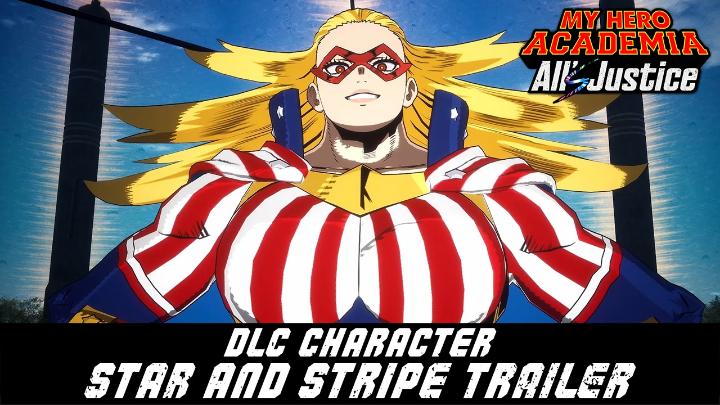 I might not know what you’re up to, but I’m going to win NO MATTER WHAT! America’s Number One Pro Hero - Star and Stripe - arrives in MY HERO ACADEMIA: All’s Justice! #MHA #MHAAJ Get it here: