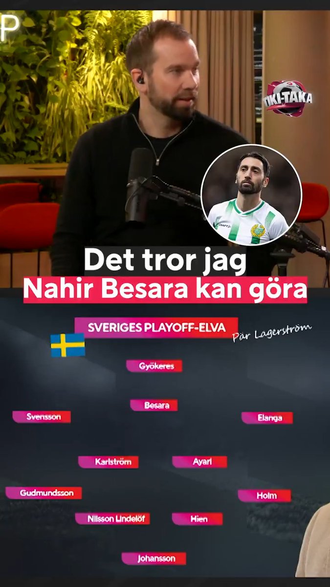 Ska en Hammarby-spelare peta en Barcelona-spelare? Ja, i alla fall enligt Pär Lagerström 👀🇸🇪 #tikitaka