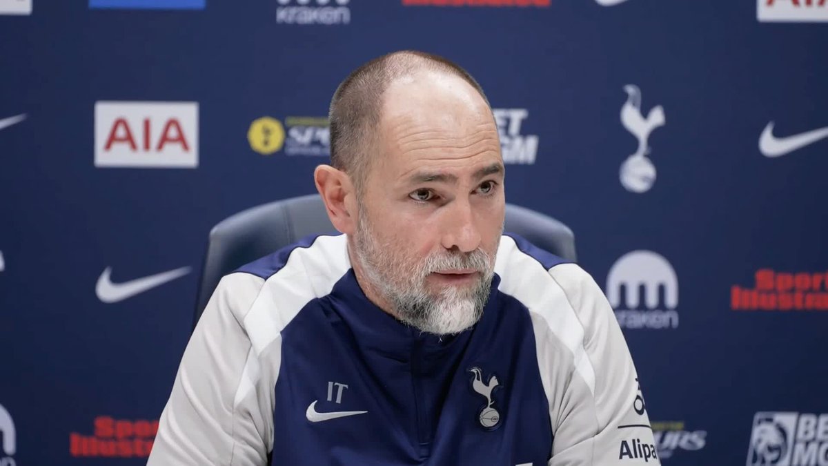 "If I recognise the difficulty it probably is (the toughest challenge)" Igor Tudor assesses the challenge at his disposal to keep Spurs in the Premier League and plays down the video that circulated of Micky van de Ven ignoring his instructions against Arsenal ⚪️