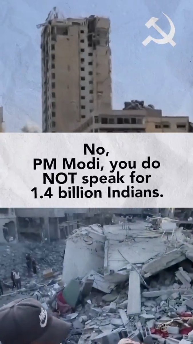 You do not speak in our name!
