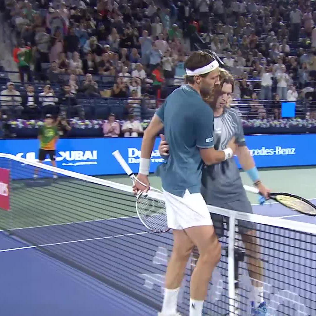3rd SF of 2026 for Rublev 🔥 Andrey Rublev with some excellent shotmaking to move through 6-2 6-4 vs Rinderknech #DDFTennis