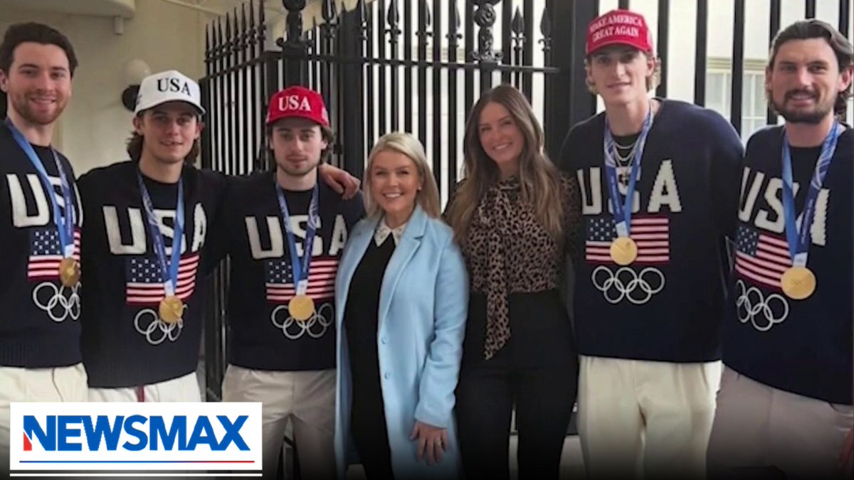 DEMS BASH TEAM USA: Golden goal scorer Jack Hughes and the U.S. men's hockey team celebrated their Olympic gold medal win, but faced backlash for wearing MAGA gear during a White House visit. NEWSMAX Correspondent Jon Glasgow has more on the controversy on Thursday’s “National Report.” Shaun Kraisman