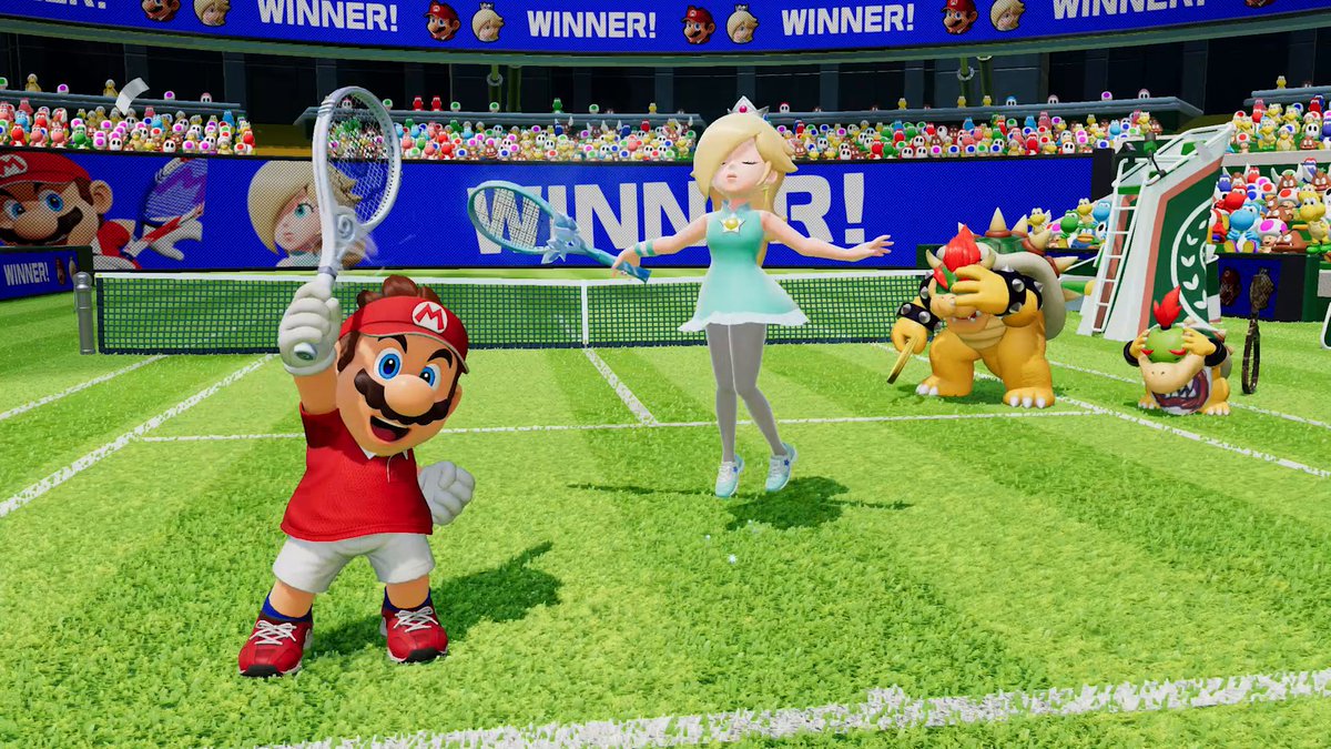 Even all-stars have a blooper reel. #MarioTennisFever