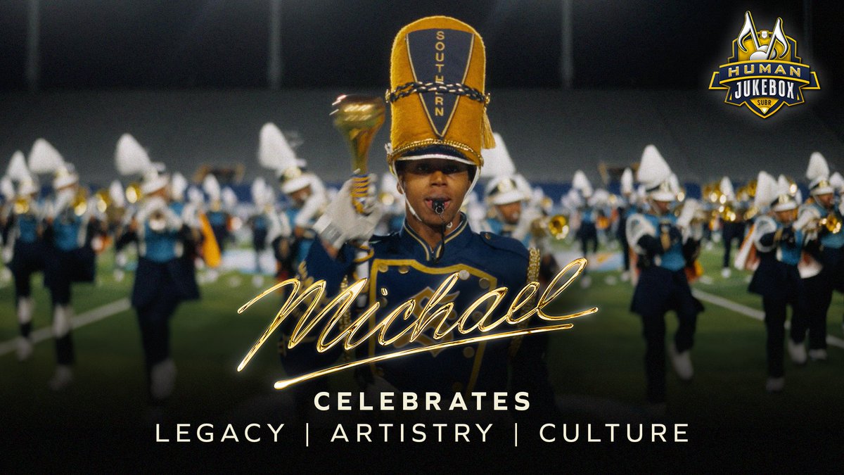 Celebrating legacy, artistry, and culture: Southern University’s Human Jukebox. Now, it’s your turn to join. Create a performance video with your community and share it using the hashtags #MichaelLegacy #MichaelMovie.