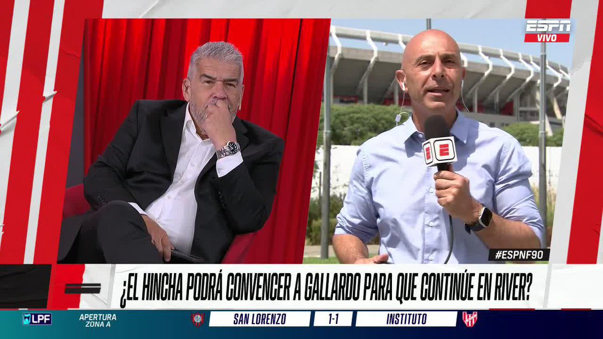 "LUCAS MARTÍNEZ QUARTA SE PUSO A LLORAR DELANTE DE GALLARDO CUANDO SE ENTERÓ QUE SE IBA" Gustavo Yarroch contó una intimidad que sucedió en el plantel de River, durante esta semana. ▶️ Mirá #ESPNF90 en el Plan Premium de #DisneyPlus