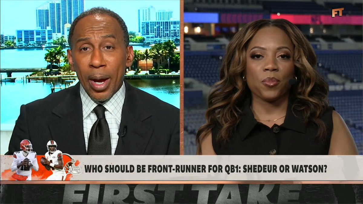 "My god, how awful can you be? There's nowhere to go but up. ... If you can't win the starting job in Cleveland this year, you need to retire." Stephen A Smith SOUNDS OFF on Deshaun Watson 👀
