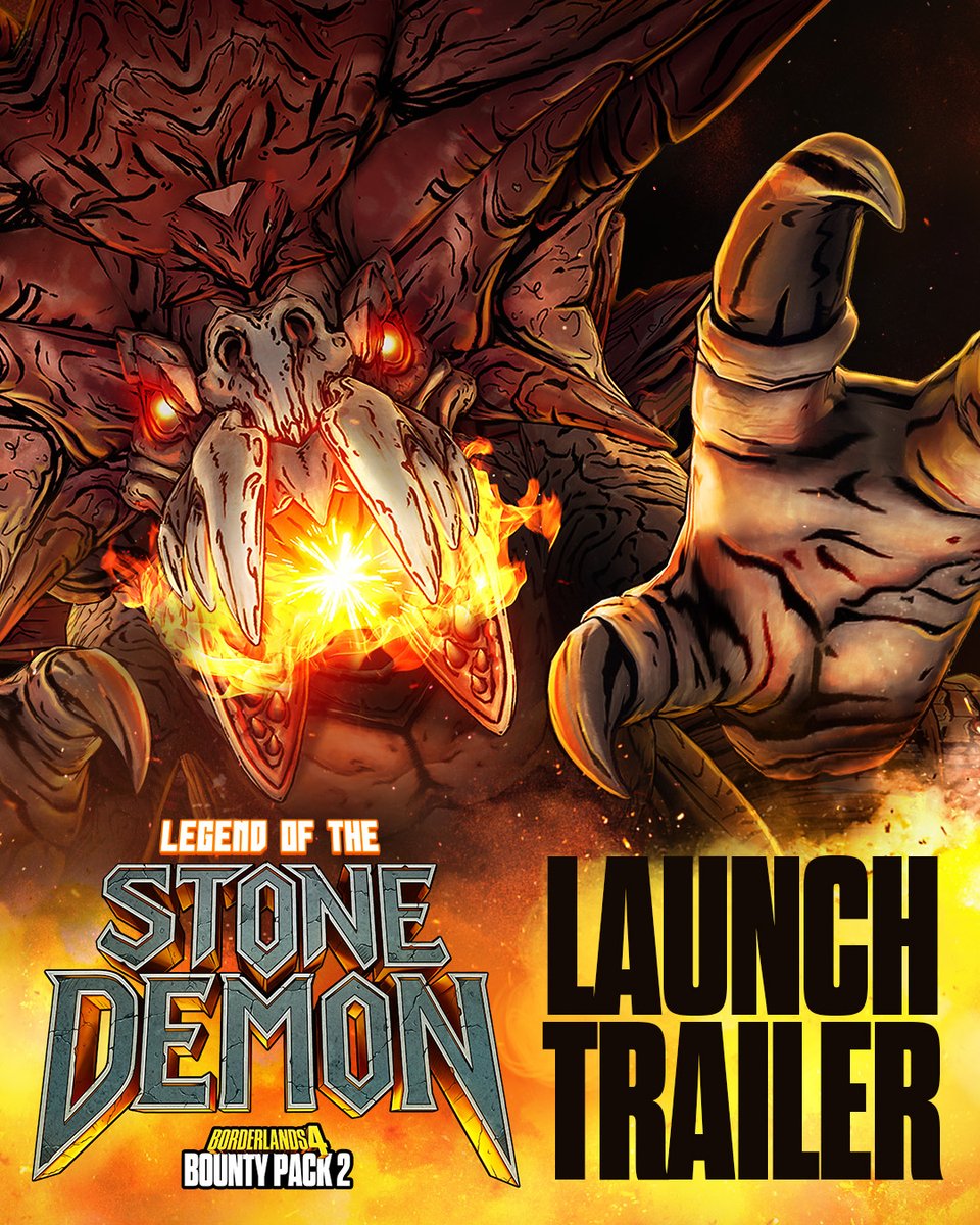 Bounty Pack 2: Legend of the Stone Demon is available now, featuring new content: 💀A new mission featuring three new mini-bosses and a fearsome final boss ✨All-new Pearlescent-rarity gear 🎁New Legendary loot 🎟️A new Vault Card Learn more here: