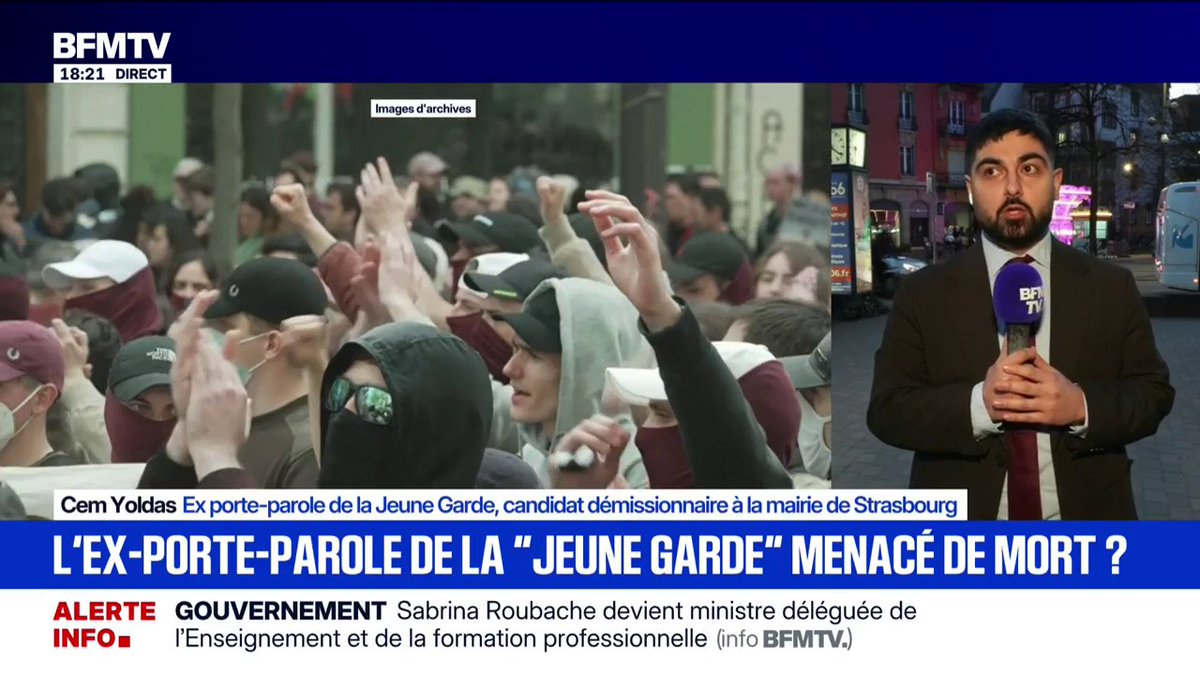 "La Jeune Garde a cessé ses activités" depuis la dissolution, assure Cem Yoldas (ex porte-parole de la Jeune garde)