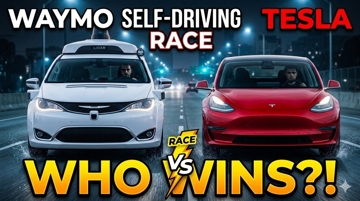 Now that Waymo works on the highways, it's time for another self-driving car race! I had Waymo race Tesla Self-Driving from Downtown Los Angeles to Santa Monica across the 10 freeway. Guess who won? Tesla is red on the map, Waymo is blue.