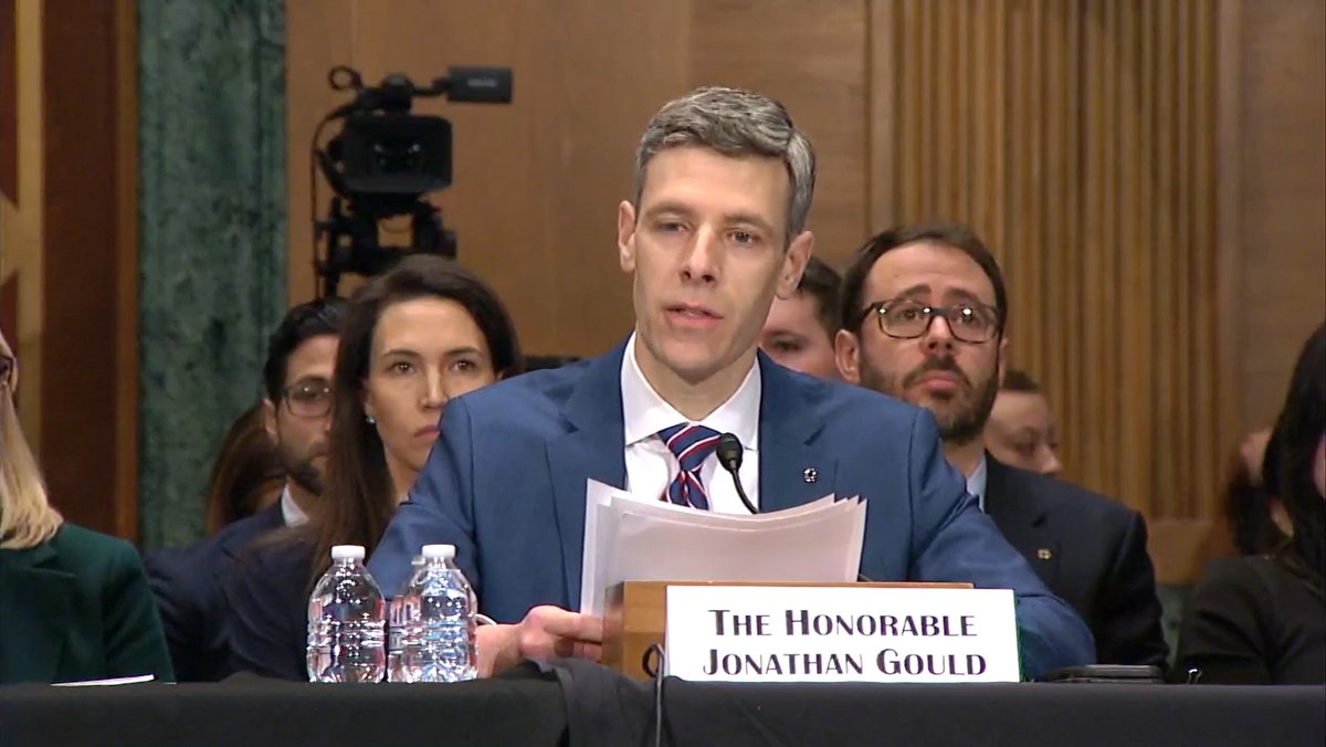 In front of the U.S. Senate, Comptroller Gould discusses the need to manage risk-taking and tailor the regulatory environment to keep the federal banking system relevant and healthy.