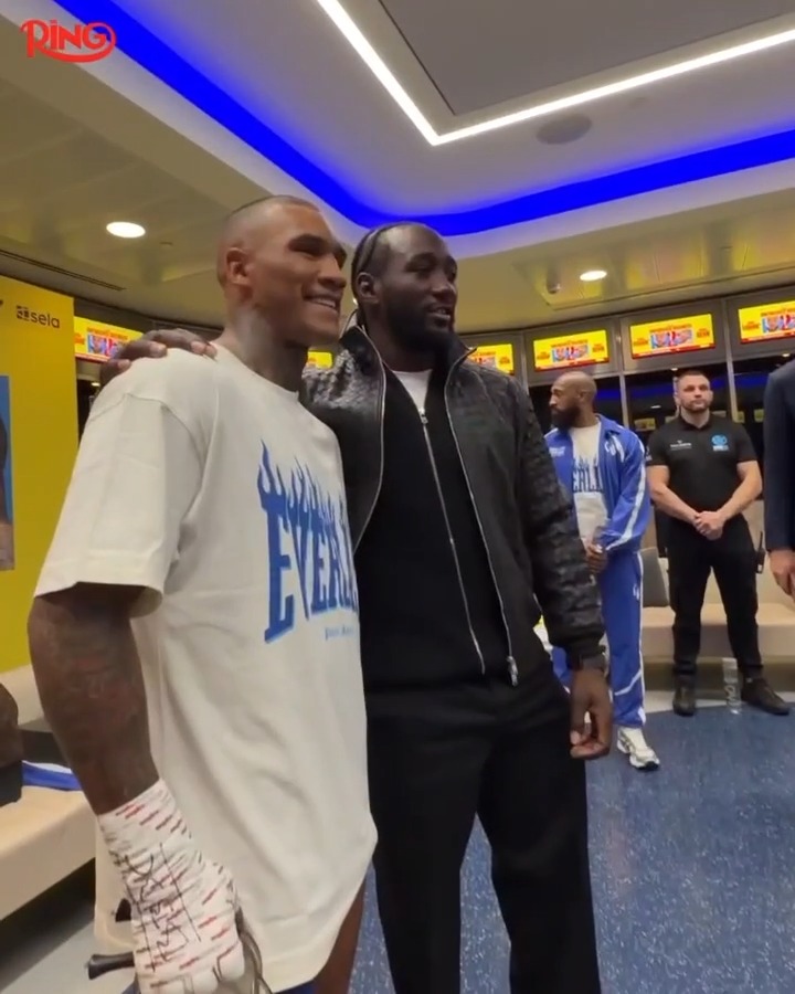 ⏪ When Terence Crawford linked up with Conor Benn before his rematch with Chris Eubank Jr 🤝 🎟️ Get your tickets NOW: #FuryMakhmudov | April 11th | LIVE on Netflix | Tottenham Hotspur Stadium