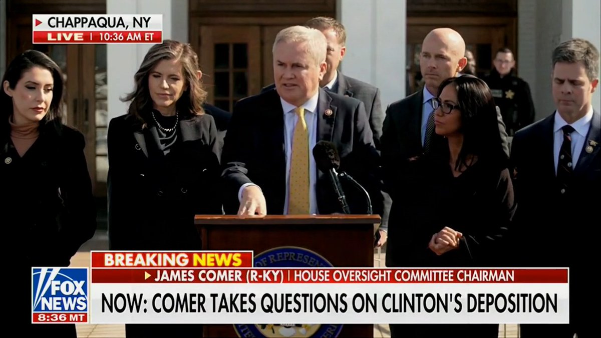 This is not a witch hunt. This is a bipartisan effort to seek the truth for the Epstein victims. Hillary - I hope you're ready.