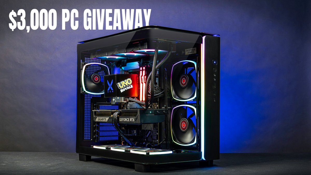 Want to win a FREE $3,000 PC? 👀 𝗔𝗹𝗹 𝘆𝗼𝘂 𝗵𝗮𝘃𝗲 𝘁𝗼 𝗱𝗼 𝗶𝘀: 1) Follow Xen, Look North World, @realunogame, @mattel & Skytech Gaming 2) Like & Retweet this tweet 3) Tag TWO Friends 4) Enter here - Winner chosen on March 27th