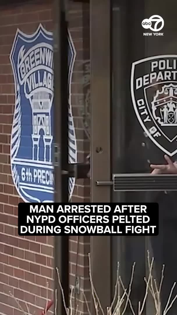 More here 👉️ | The NYPD arrested and charged a man for his alleged role in a snowball fight in which NYPD officers were pelted with snowballs in Washington Square Park earlier this week. Gusmane Coulibaly, 27, was arrested Thursday morning and charged with assault on a police officer, obstructing government administration, and disorderly conduct.