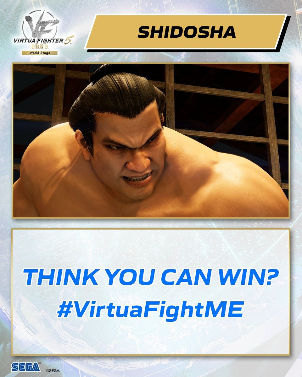Think you can beat my ghost in #VF5REVO World Stage? How about... BOTH OF THEM? 🏆 I challenge YOU to find my ghosts on "10 Years Later" and the "World Stage Tournament!"- Shidosha Make sure to catch the Shidosha as the official commentator for the Virtua Fighter Open Championship finals this weekend.