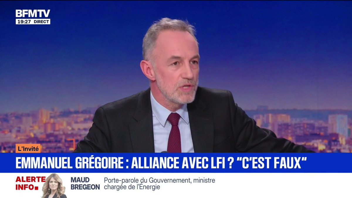 "C'est non": Emmanuel Grégoire écarte l'éventualité d'une alliance avec LFI durant l'entre-deux-tours des municipales à Paris
