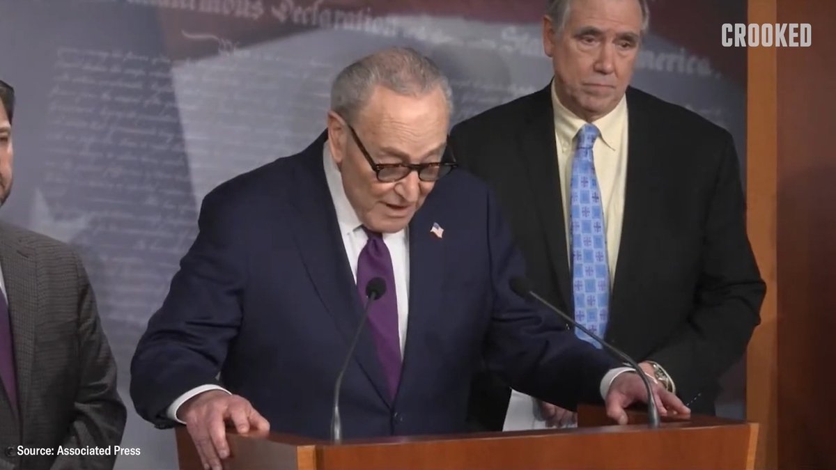 “The law requires the DOJ to release all the [Epstein] files, not just some of the files, not just the ones they pick and choose...Let me be blunt: there’s a massive cover up going on in the Justice Department to protect Donald Trump and people associated with Jeffrey Epstein.” —Sen. Chuck Schumer