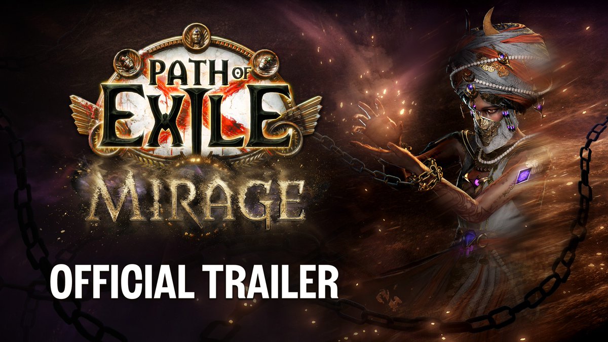 Path of Exile: Mirage introduces a new Challenge League, a variety of new and reworked Skill and Support Gems, significant Endgame changes, Quality of Life features and much more. Play free on March 6 (PST)!