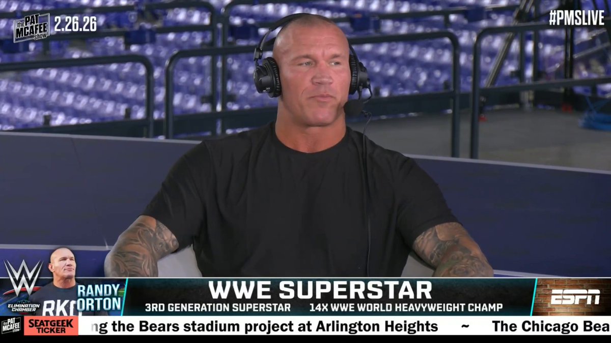 WWE superstar Randy Orton joins the Pat McAfee ahead of Elimination Chamber 🤩 Stream #WWEChamber Saturday at 7 PM ET on the ESPN App with an ESPN Unlimited plan.