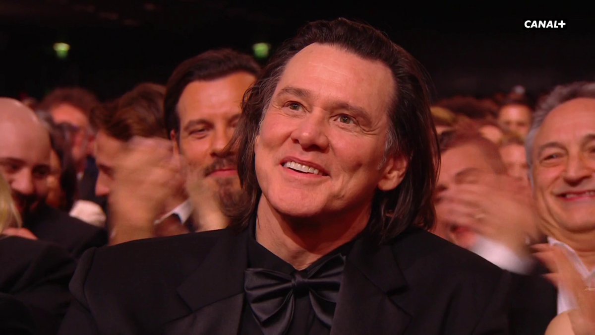 L'émotion 🥹 Un triomphe pour Jim Carrey, César d'honneur.