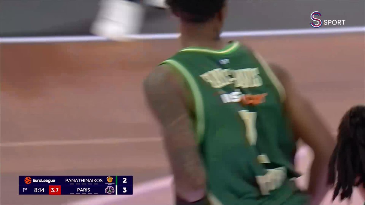 ☘️ Nigel Hayes-Davis'in Panathinaikos formasıyla EuroLeague'deki ilk sayıları 👀