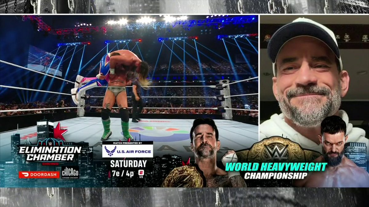 “In NBA terms, imagine if you could see MJ vs. LeBron in a one-on-one game.” player/coach talking his talk about Roman Reigns ahead of #WWEChamber 👀🏆