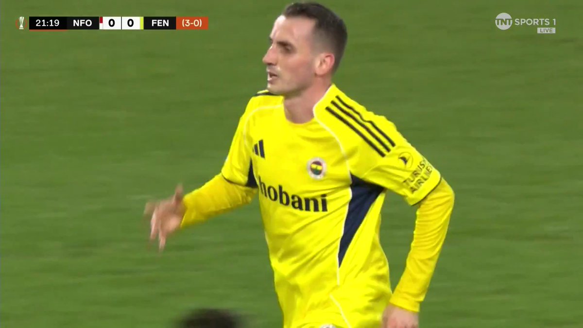 Kerem Aktürkoğlu strikes first for Fenerbahçe against Nottingham Forest 💥 📺 TNT Sports & discovery+ UK