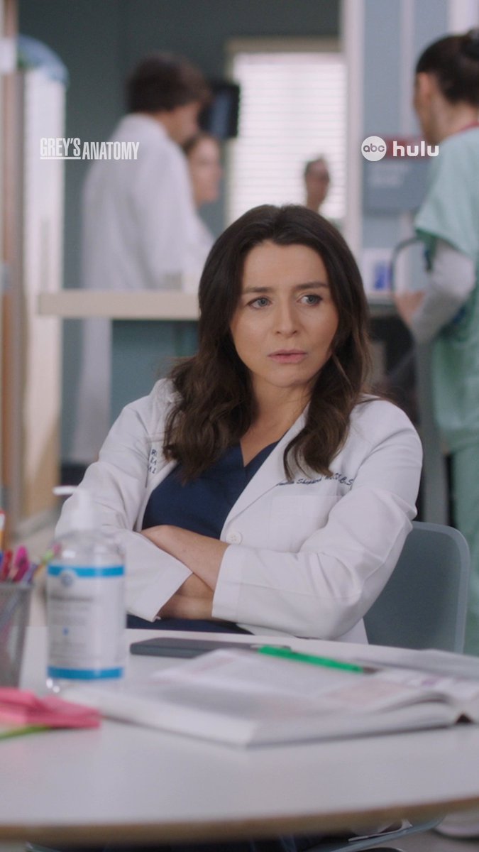 Seems like Amelia is pushing Richard's buttons 😏 #GreysAnatomy is back tonight at 10/9c on ABC. Stream on Hulu!