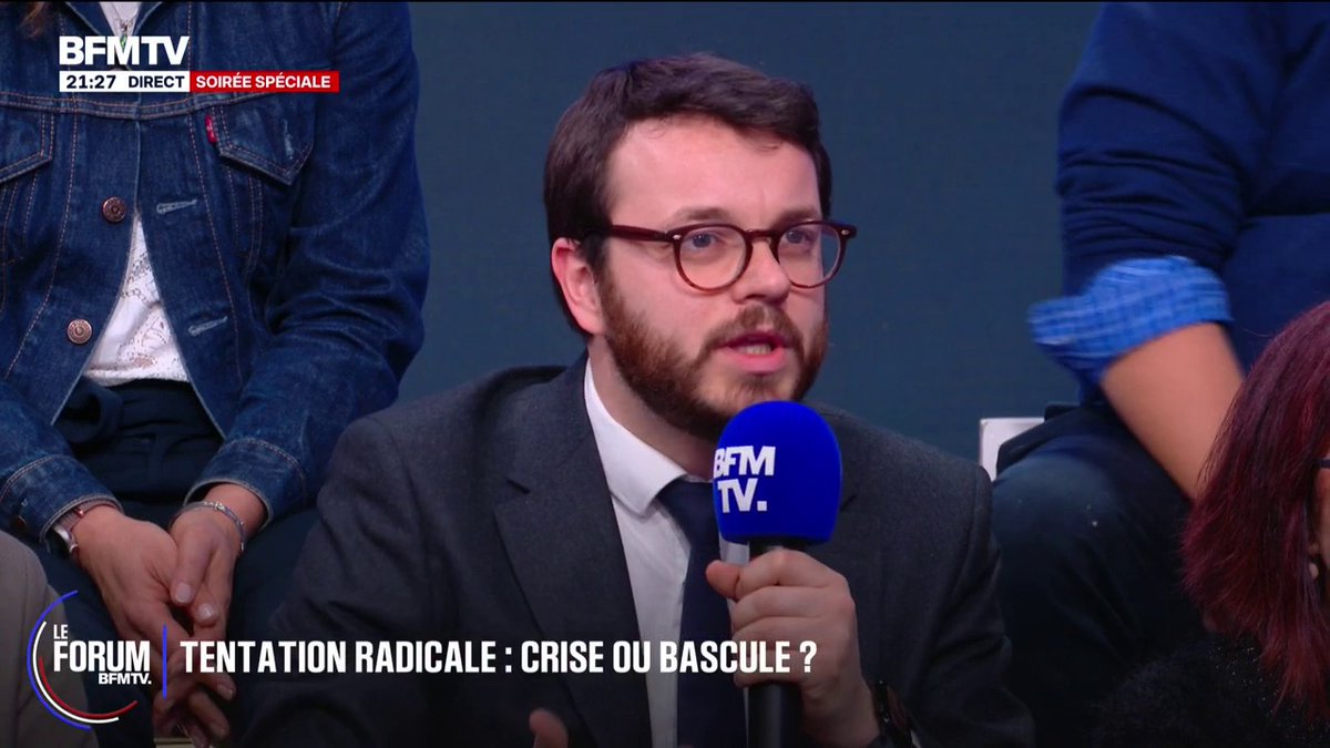 Le discours dominant dans le débat de merde de BFM aujourd’hui, c’est que les fascistes n’existent pas alors qu’il représentent la moitié du plateau