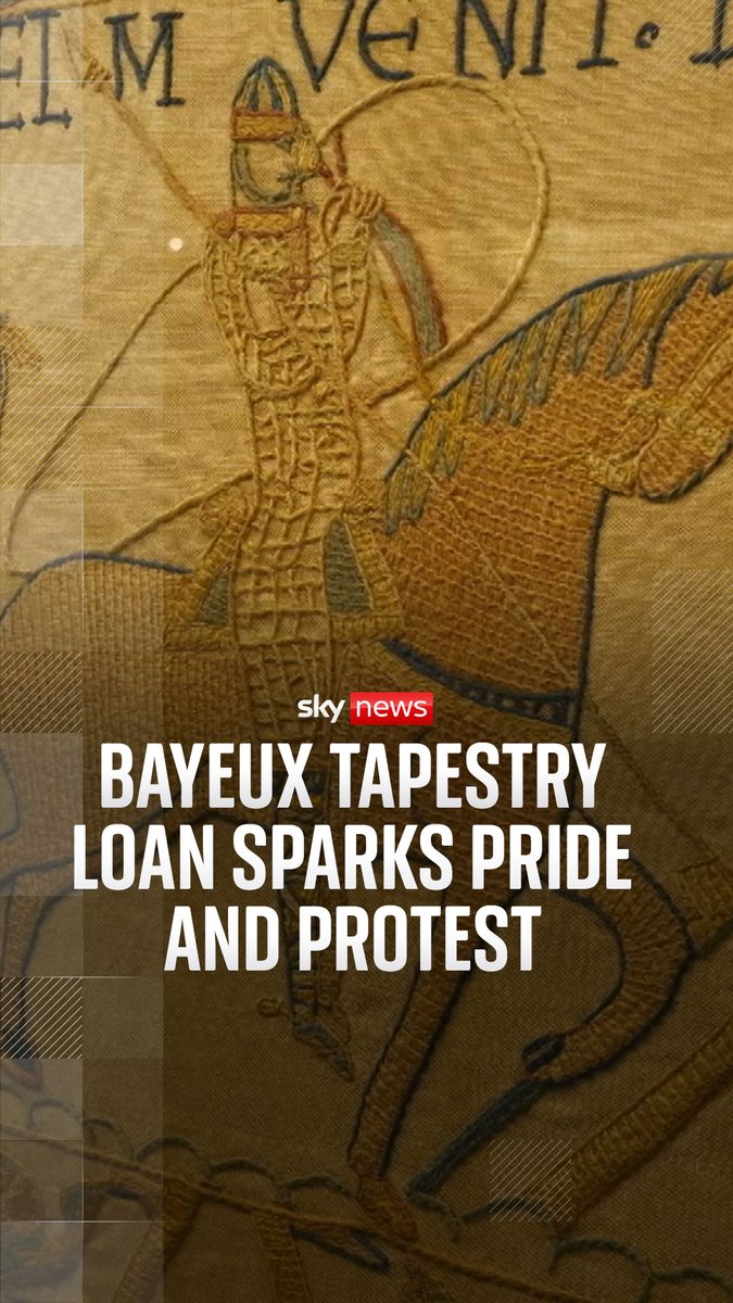 The Bayeux Tapestry will go on display at the British Museum in London later this year - but the move has proved controversial. Experts have told Sky News the decision to lend the medieval masterpiece to Britain could end in disaster. Read more 🔗