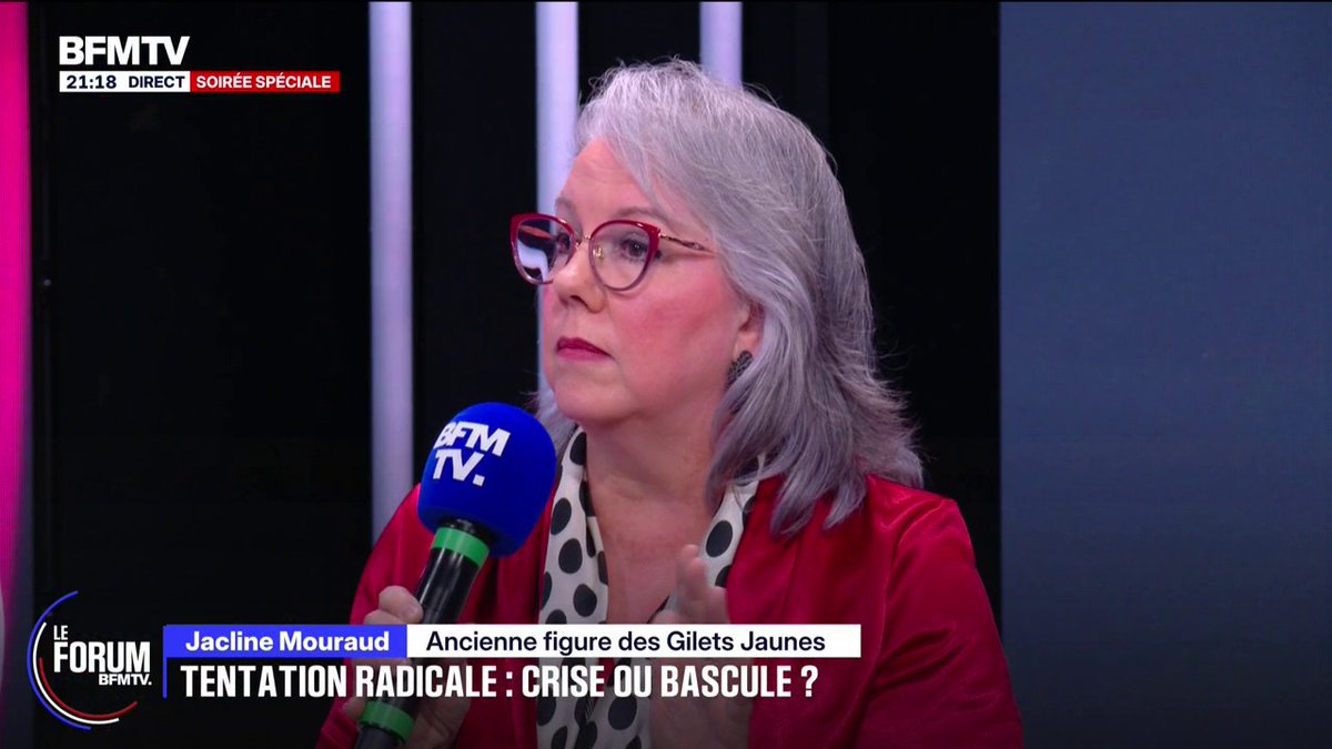 Ils nous ont ressorti l’accordéoniste zemmourienne qui a fait 1 mois de gilets jaunes avant de partir gratter le pognon des racistes BFM ne nous épargne rien