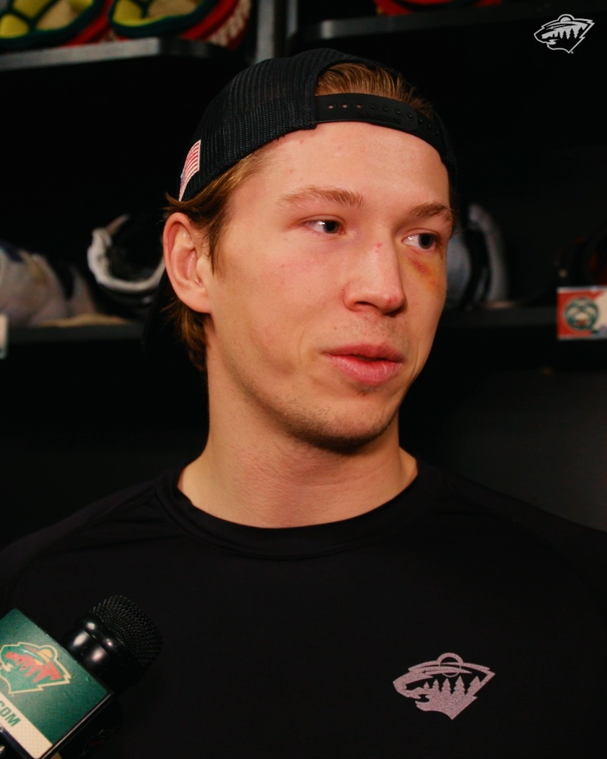 "The fact that we're sitting here now with both of them is what it should be all about" 🗣️ Matt Boldy on the team USA celebration #mnwild