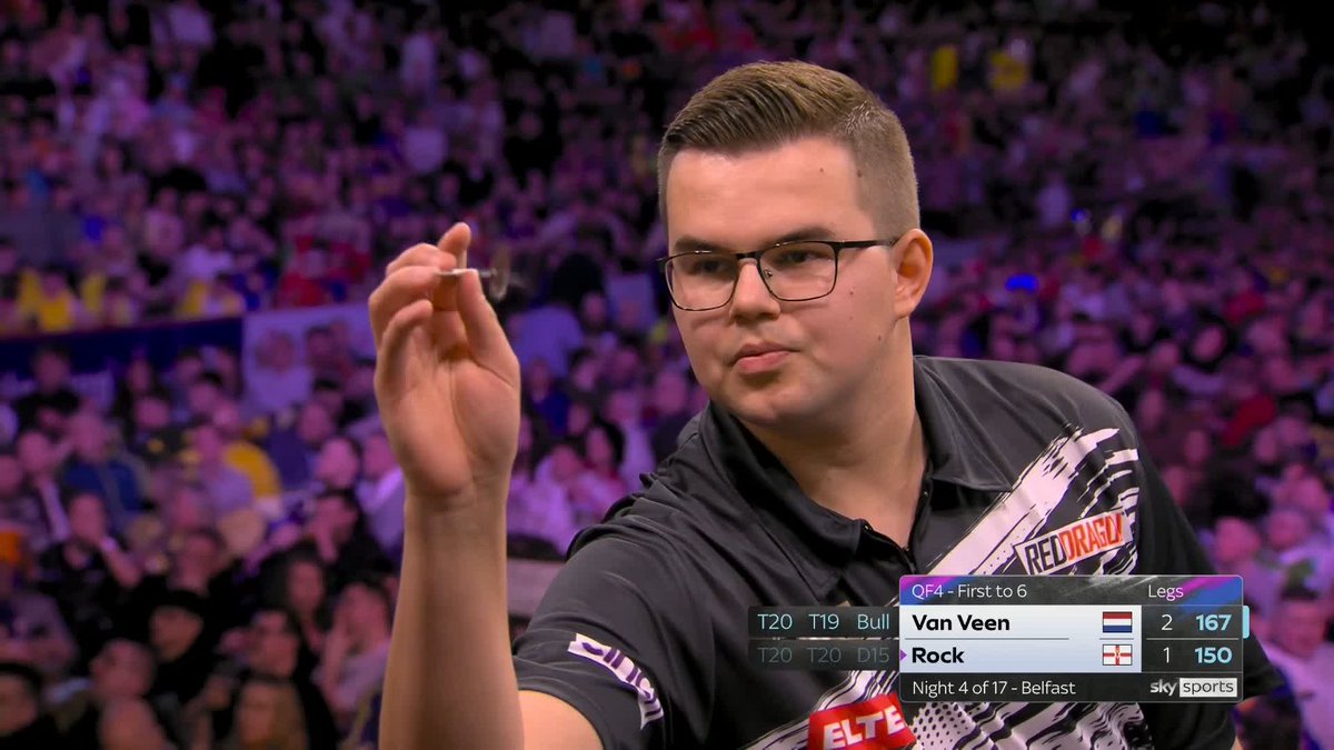 Gian van Veen with a sensational 167 checkout 🔥