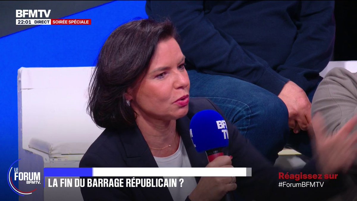"LFI, c'est le meilleur tract pour le Rassemblement national", affirme Laurence Sailliet, ancienne députée européenne et ancienne membre des LR #FORUMBFMTV