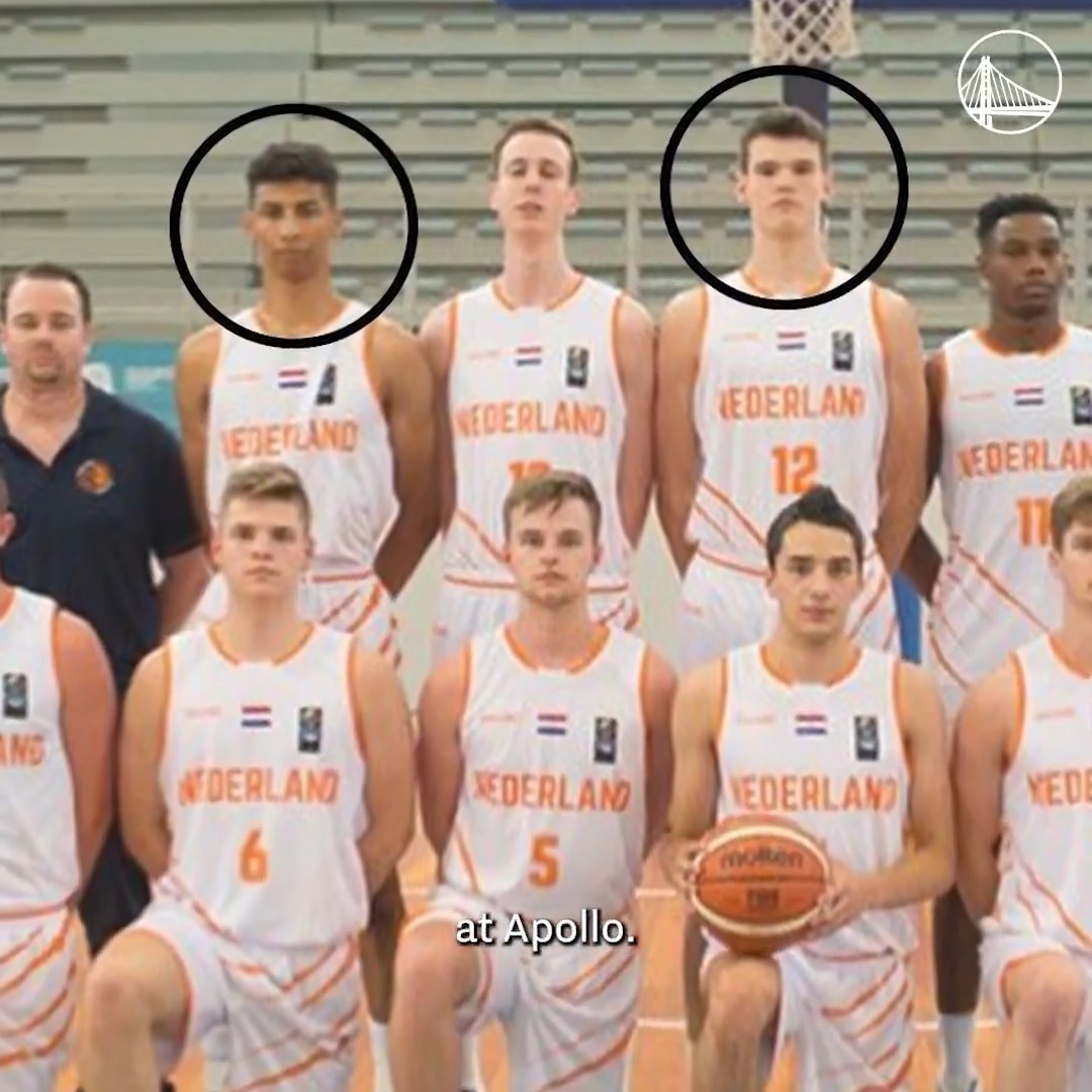 From hooping in Amsterdam as kids to sharing an NBA court 🤝🇳🇱