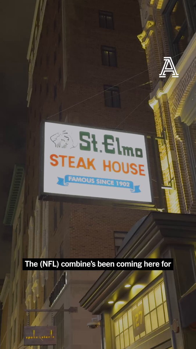 Our very own Michael Silver goes behind the scenes at St. Elmo Steak House in Indianapolis during NFL Scouting Combine week. The restaurant is a well-known spot where agents, GMs, coaches and players all congregate, leading to signings and trades.
