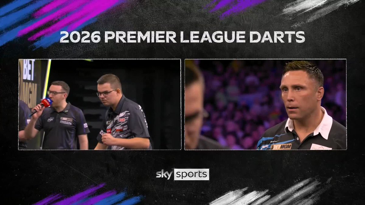 160 TO LEVEL! What a contest this has been so far! Gian van Veen stuns Gerwyn Price, as the Dutchman takes out a fabulous 160 checkout to level this game up at two apiece! 📺 #PLDarts | SF2