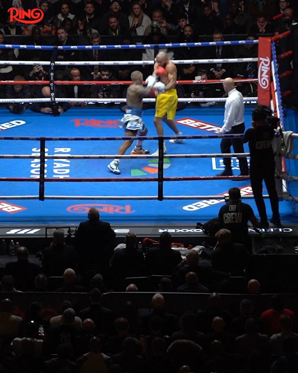 This view of when Conor Benn nearly stopped Chris Eubank Jr last November 😳 🎟️ Get your tickets NOW: #FuryMakhmudov | April 11th | LIVE on Netflix | Tottenham Hotspur Stadium