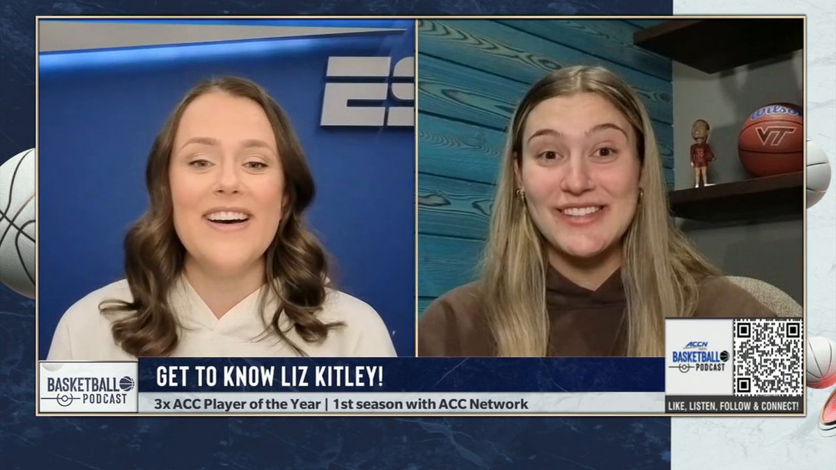 The moment Liz Kitley realized she was at the game when Kelly Gramlich got her only college double-double ๐ Also, shoutout Dearica Marie Hamby ๐