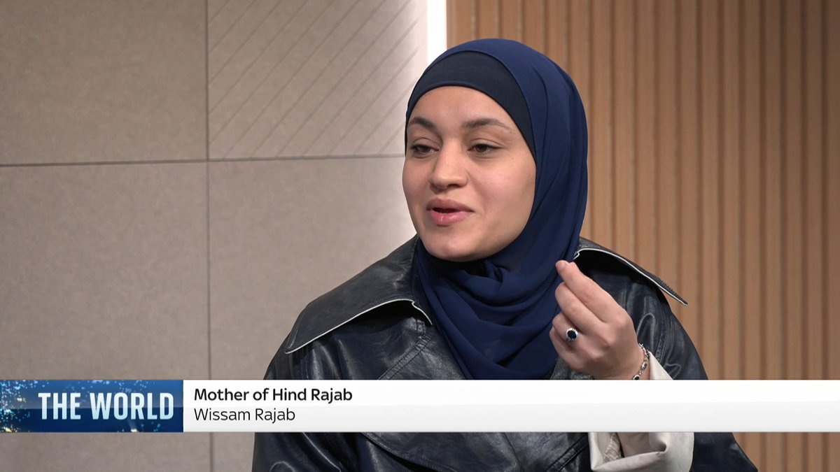"The war came and took all her dreams." Yalda Hakim talks to Wissam Rajab, the mother of five-year-old Hind Rajab, who was killed in an Israeli tank attack in Gaza. More highlights from The World ➡️ 📺 Sky 501, Virgin 602, Freeview 233 and YouTube