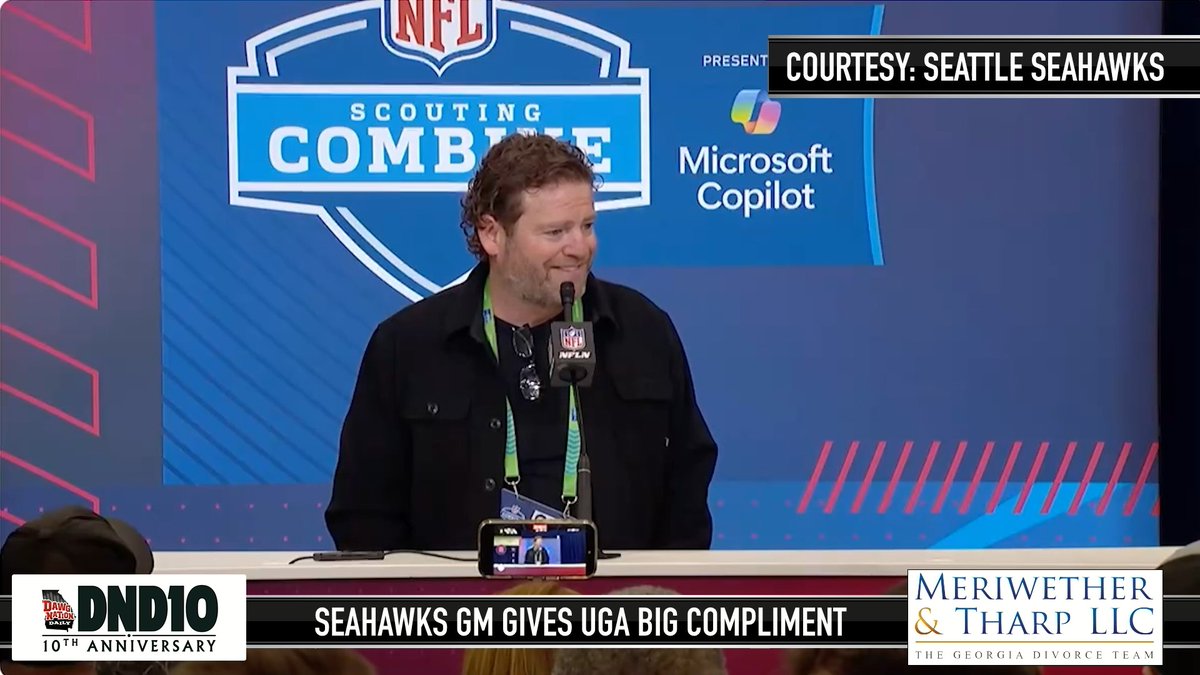NFL GMs are out here closing recruits for CKS. Seattle's GM: "They're basically 18, 19-year-old pros." Baltimore's GM: "The acclimation is easier. They've been in a program run like an NFL program." Terrence Edwards said it plainly — when the money is close between schools, and the people signing NFL checks are on camera telling you why Georgia is different? That's the pitch. And Kirby didn't even have to make it.