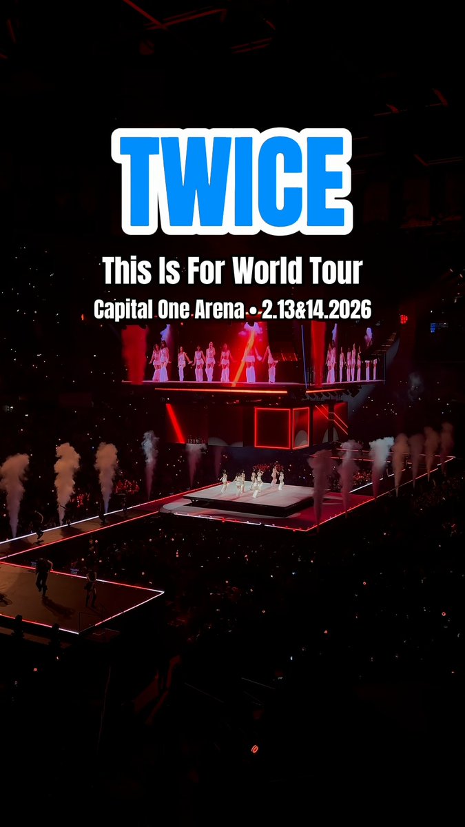 TWICE understood the assignment for a 360° show💖 Still reliving back-to-back sold-out nights of the This Is For World Tour🤩