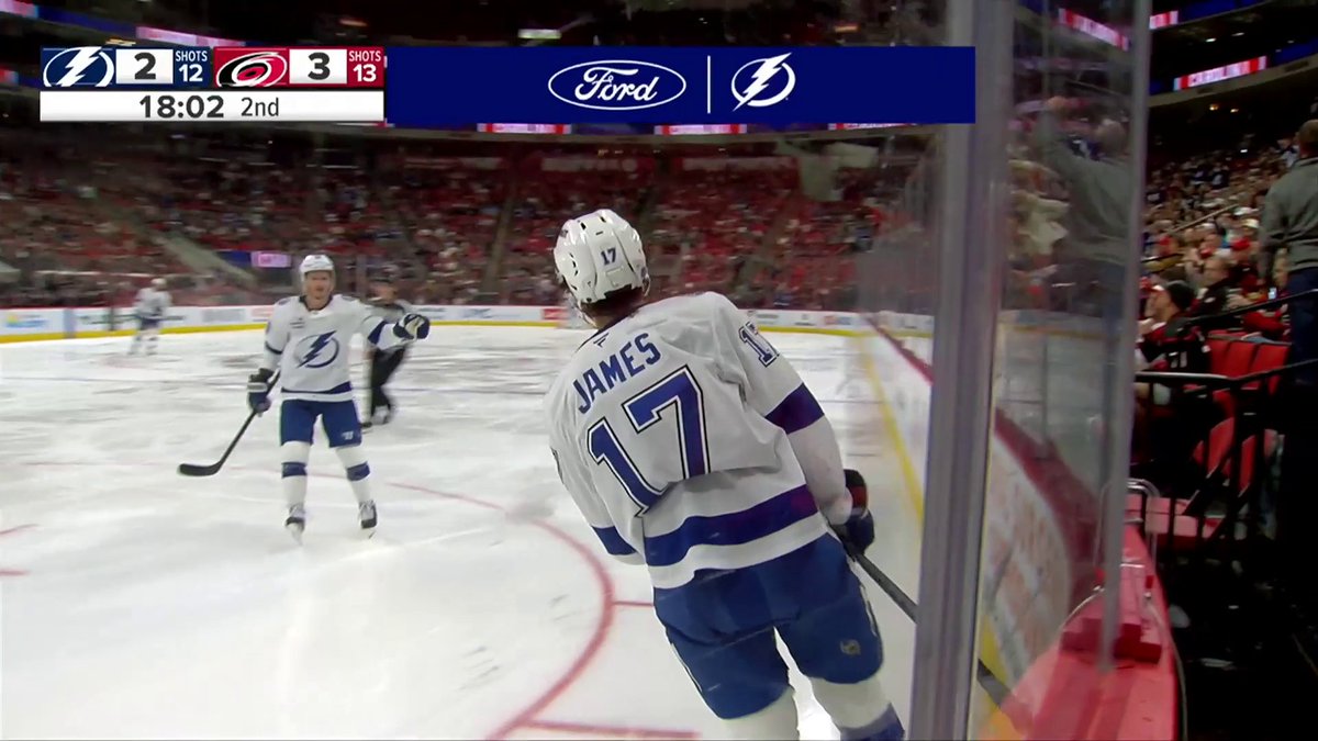 The Tampa Bay Lightning were trailing 3-0 early the game. "Were" is the key word here. ⚡️