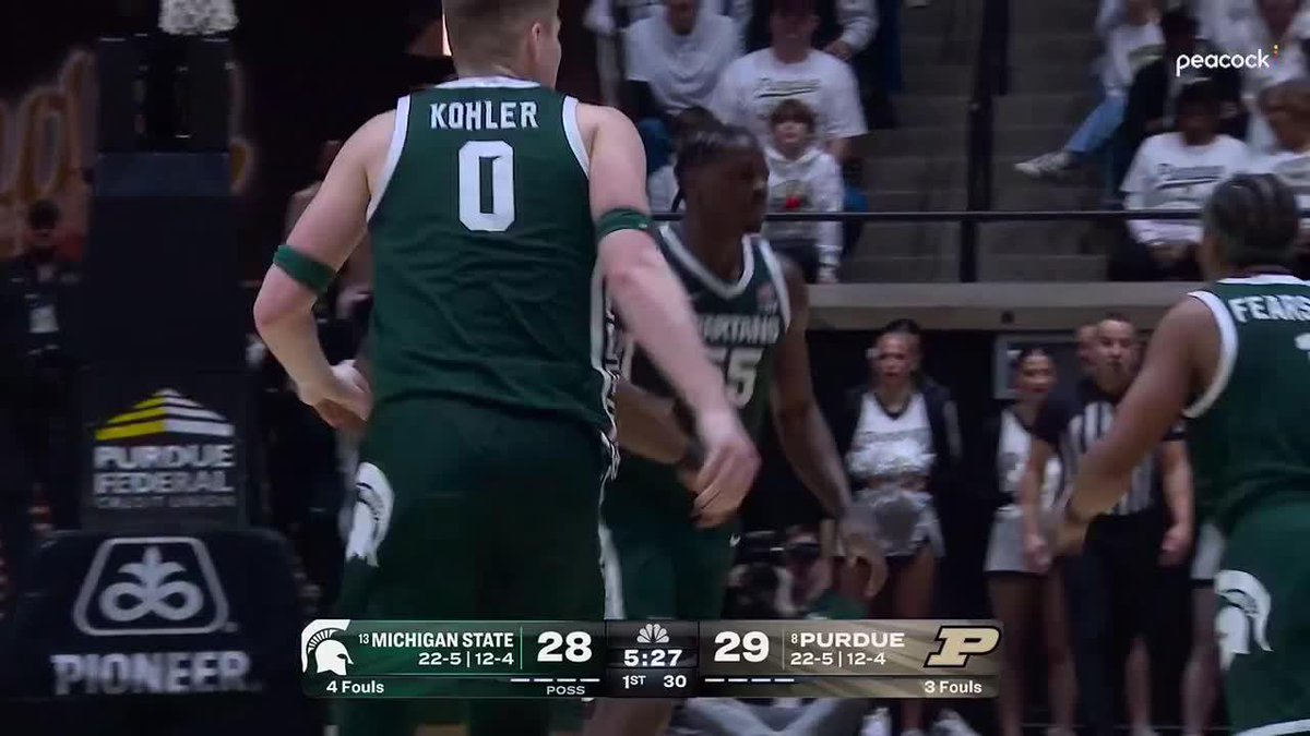 Another day, another Coen Carr highlight dunk 💥 Michigan State Men's Basketball 📺: Peacock