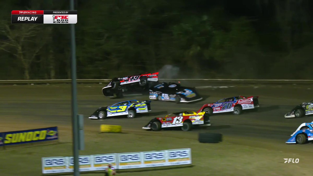 💥 BIG problems for the front row on the opening corner at Ocala! #𝗟𝘂𝗰𝗮𝘀𝗗𝗶𝗿𝘁 🏁 #LucasDirt #WinterNationals