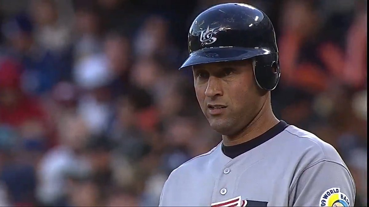 World Baseball Classic Legends: Derek Jeter 14 G, .347 AVG, 17 H, 1 HR, 6 RBI, .868 OPS 🇺🇸 Team USA (2006, 2009) 🫡 for The Captain’s greatest #WorldBaseballClassic moments!